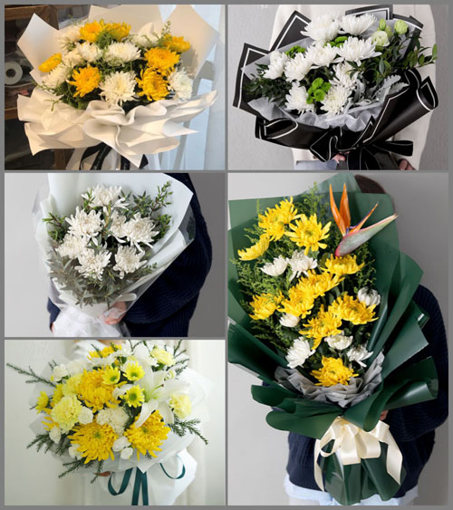 贵州铜仁市思南县张家寨镇河江村白事花束代送